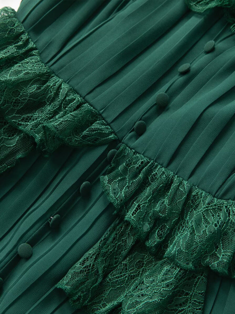Robe Bohème avec Broderies pour Cérémonie — détail 3 | Porivana