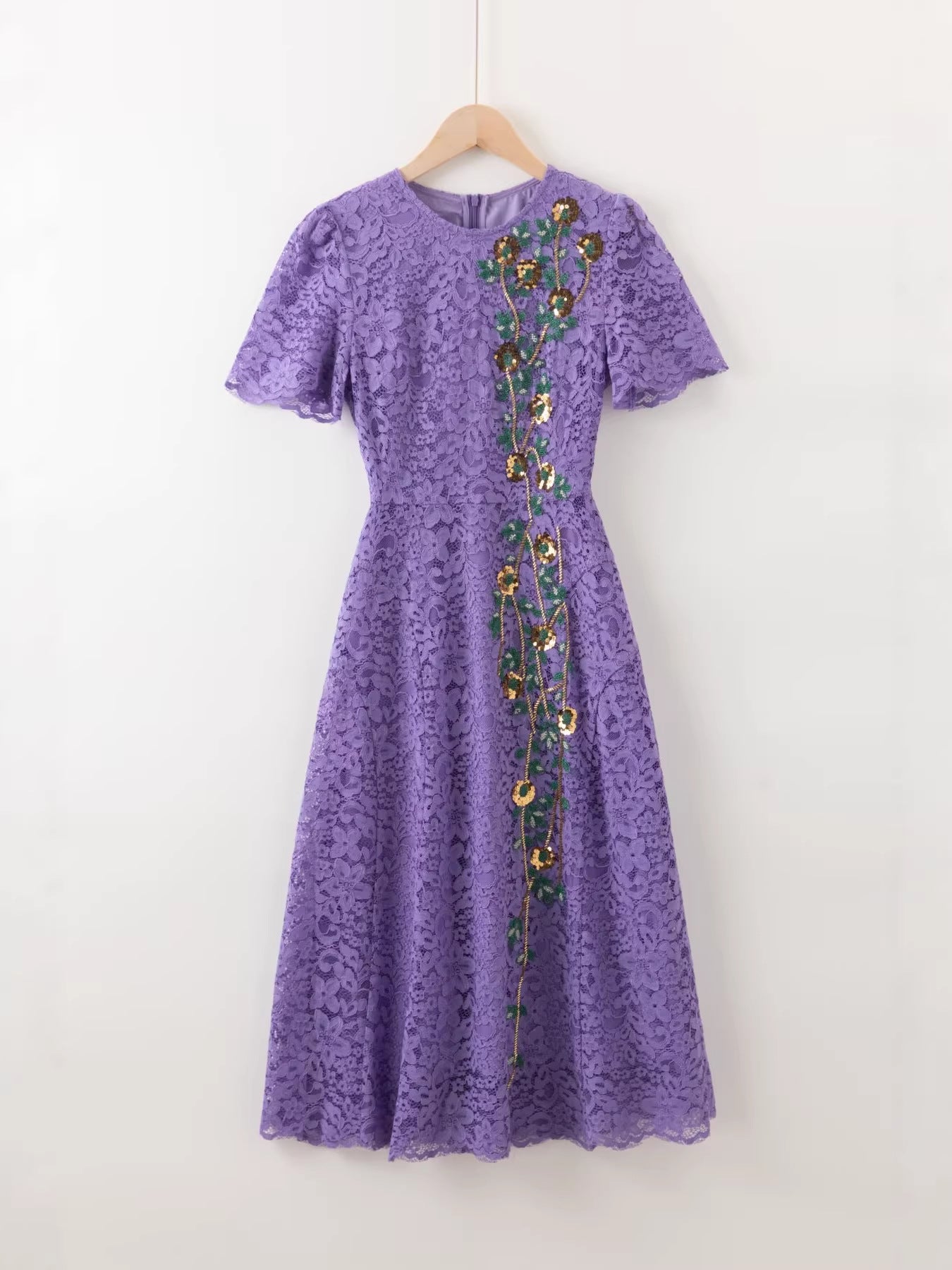 Robe Bohème Évasée Fluide pour Festival — détail 3 | Porivana