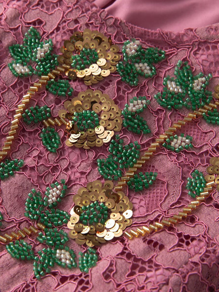 Robe Bohème Évasée Fluide pour Festival — porté en situation | Porivana